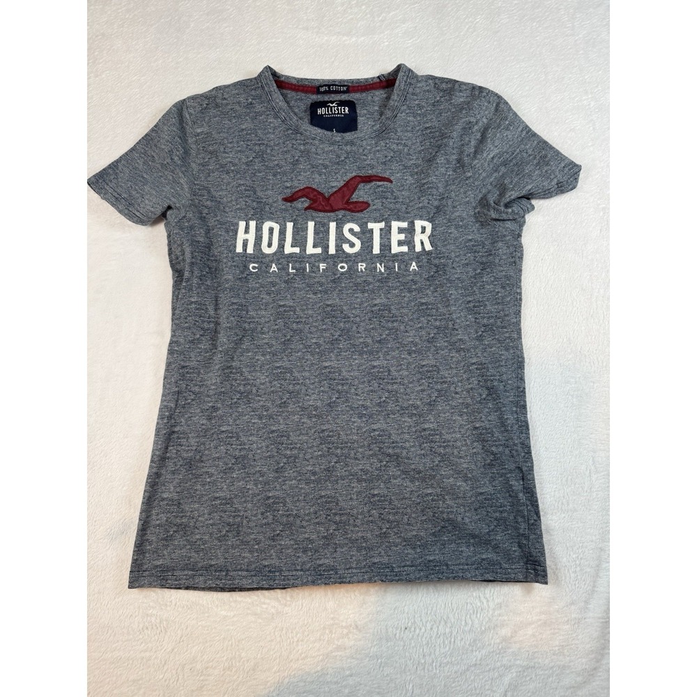 Vintage Hollister California Men's Short Sleeve T-Shirt Center Logo Style Size S